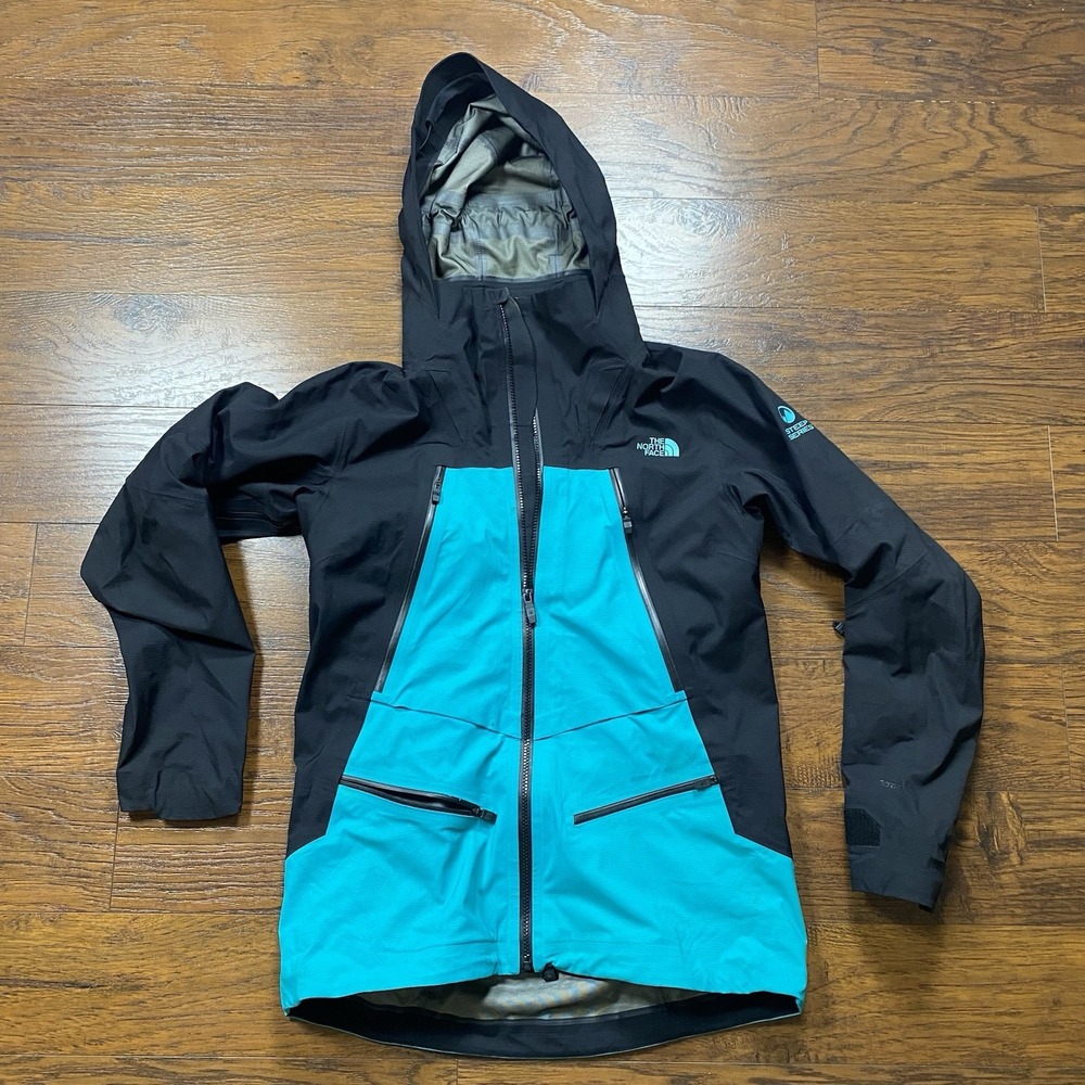 The North Face Steep Series Womens M Ski Jacket Teal Black Colorblock Shell